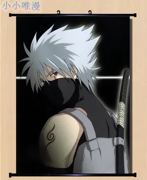 

Japan Anime NARUTO characters Rock Lee & Hatake Kakashi & Jiraiya & Hyuga Neji Home Decor Wall Scroll Poster Decorative Pictures