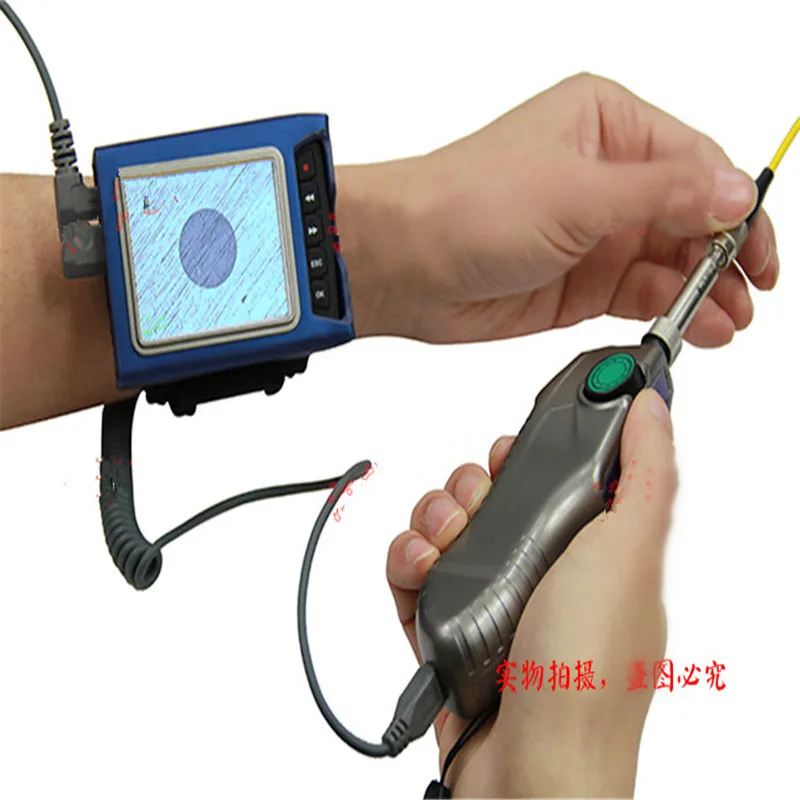 

Handheld fiber end face detector, fiber optic magnifier end detector, jumper detector