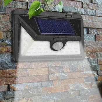 

LED Solar Power PIR Motion Sensor Wall Light 30LEDS 32LEDS COB Outdoor Waterproof Yard Path Home Garden Street Lamp