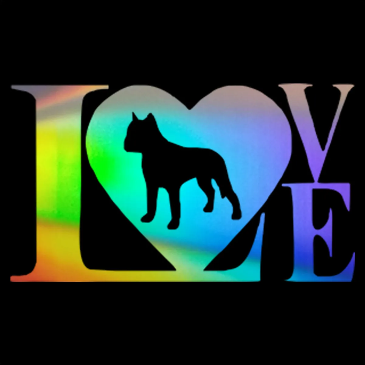 Наклейки на автомобиль Love Pitbull|Наклейки автомобиль| |