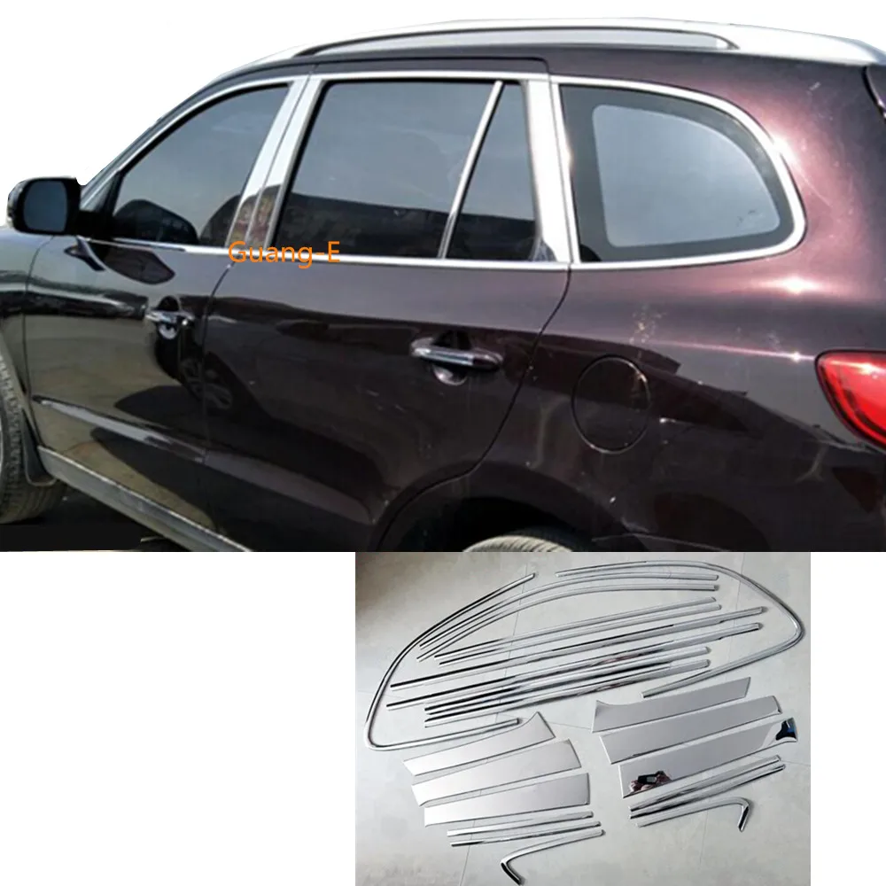 Декоративная наклейка на окно автомобиля средняя полоса для окон Hyundai Santafe Santa Fe
