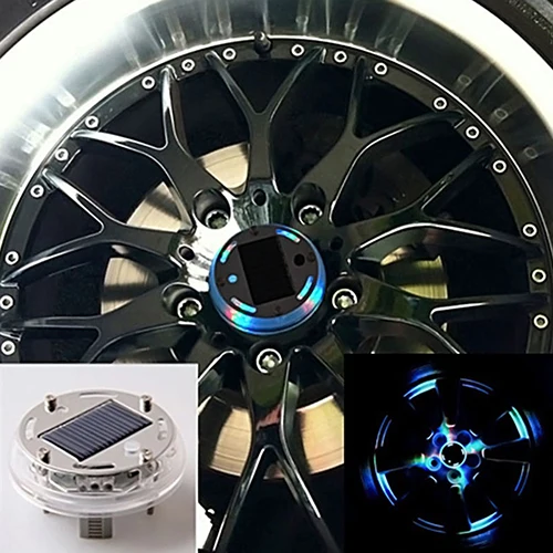  4Models Cool Design 12 LED Car Vehicle Auto Solar Energy Flash Wheel Tire Light Lamp - 32870413100