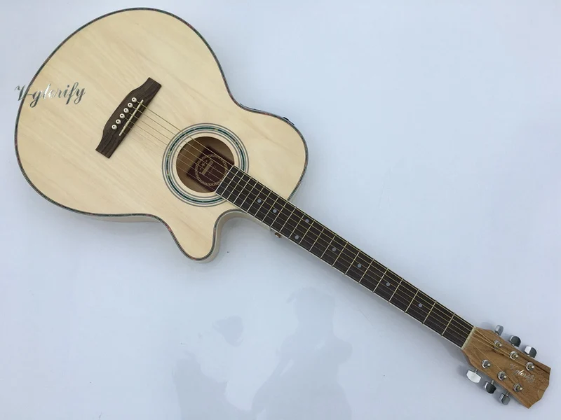 

promotion electric acoustic guitar free shipping thin body