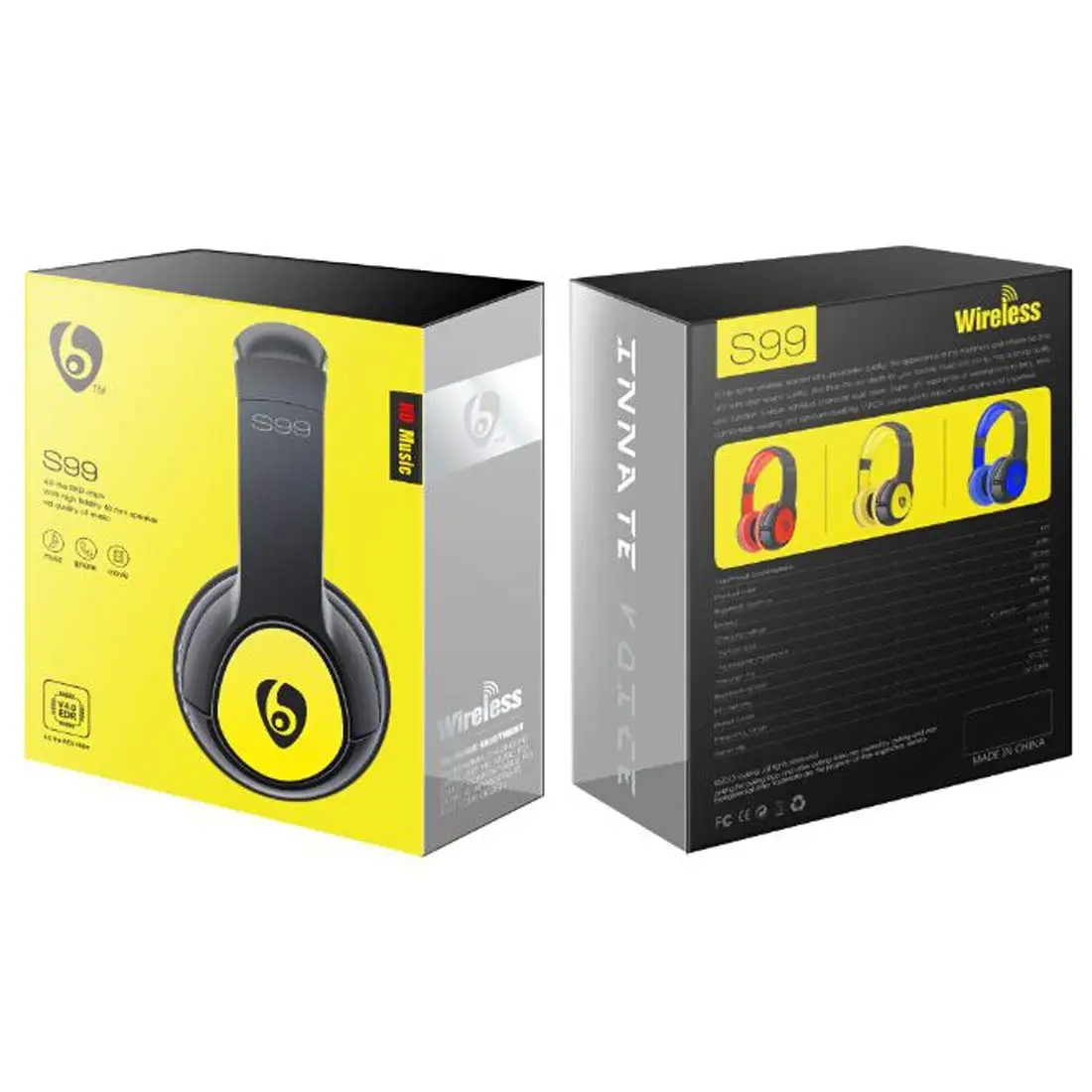 Наушники S99 Bluetooth стерео гарнитура наушники с микрофоном Поддержка FM TF карты для