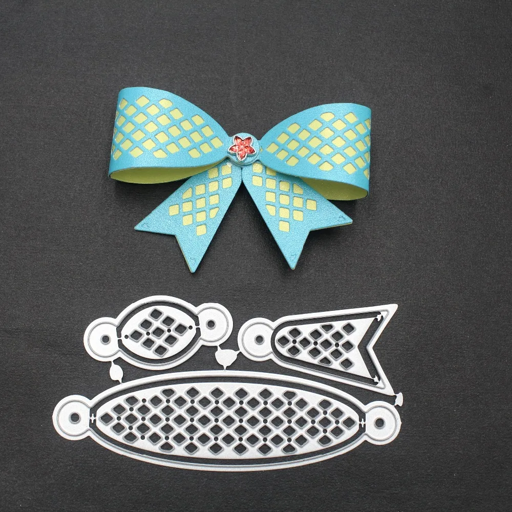 

Bow Metal Cutting Dies Embossing For Scrapbooking Dies Cut 3D Flower Stamp Card Photo Decor Craft Die 2018 New