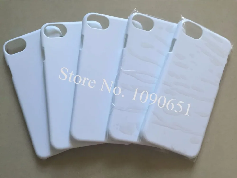 Case para o Iphone Preço de Atacado para Iphone7 3d em Branco Plus Capa Sublimação Case Branco Fosco Brilhante 200 Pçs - Lote 7 3d 7 para o iphone 7 plus caso 3d