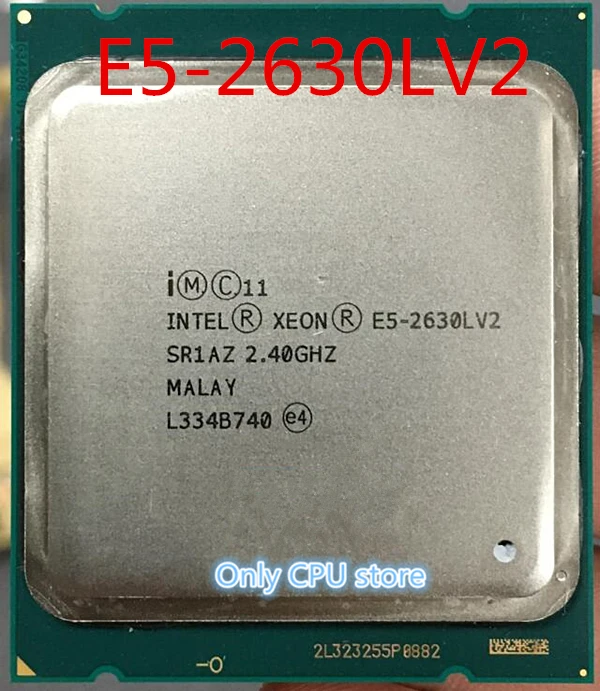 Free shipping Intel E5-2630LV2 2.40GHz 6-Core E5-2630L V2  LGA2011 E5 2630LV2 mobile processor list