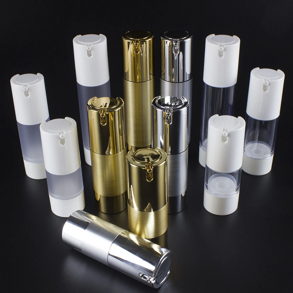 Download 50PCS online sale 15ml airless container, 15ml round airless cosmetic pump packaging, 15ml ...