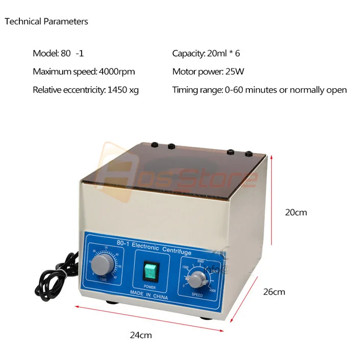 Новая 80-1 электрическая ЦЕНТРИФУГА МАШИНА лабораторные принадлежности медицинское оборудование практика 4000 об/мин