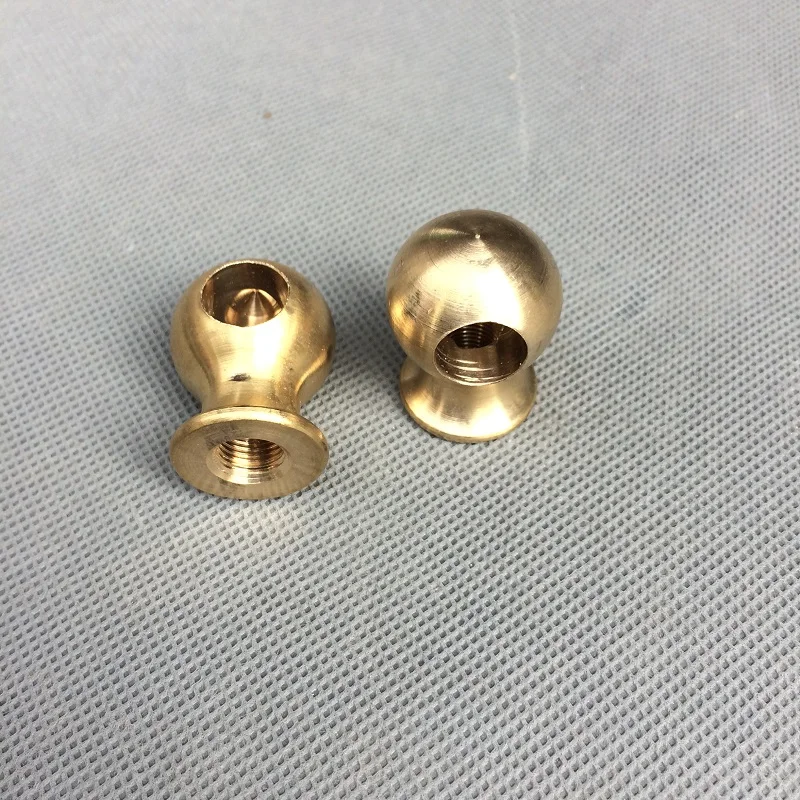 

4pieces/lot D25XH34mm with 12mm through hole and M10 ball head hanging board ball for vintage lamps decoration accessories