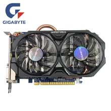 Gigabyte gtx 750ti 2gb placa de vídeo 128bit gddr5 placas gráficas GV-N75TOC-2GI gtx 750 para nvidia geforce gtx750 ti hdmi dvi cartões