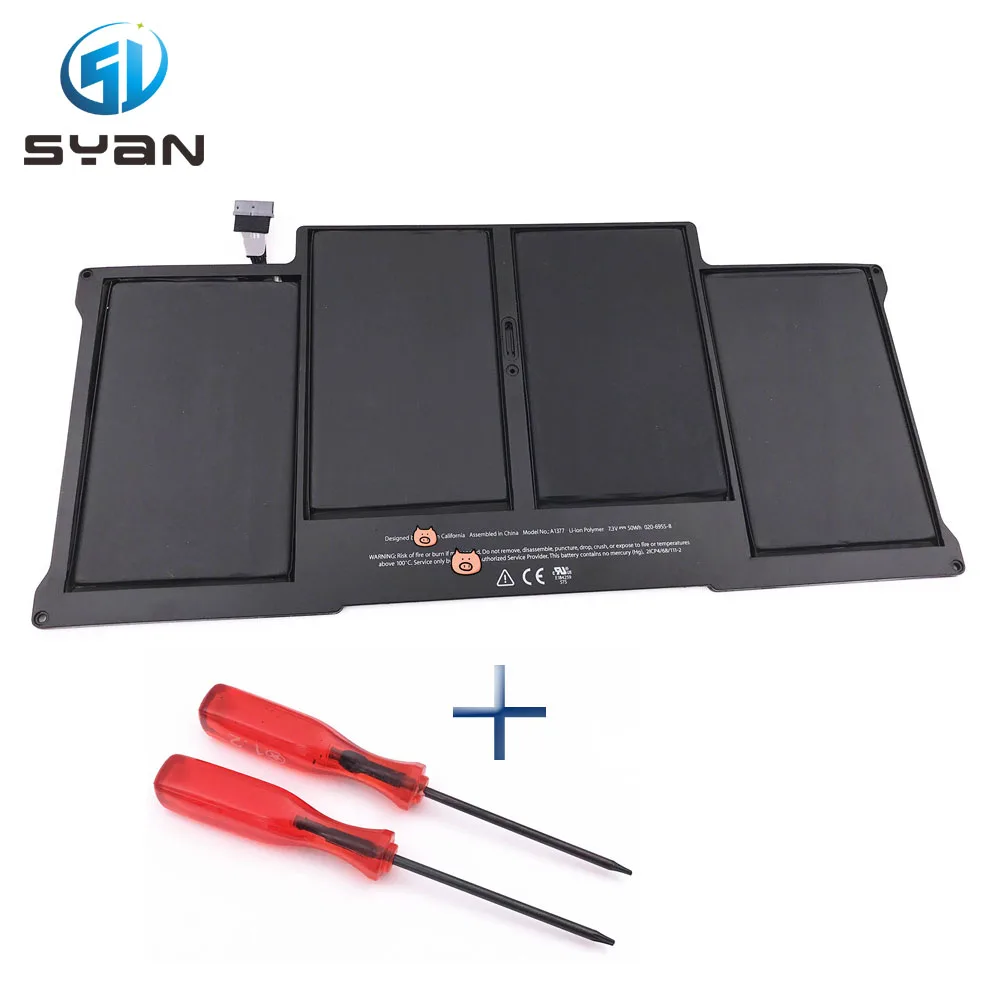 A1377 battery for font b Macbook b font Air 13 3 laptop A1369 Battery MC504 MC504