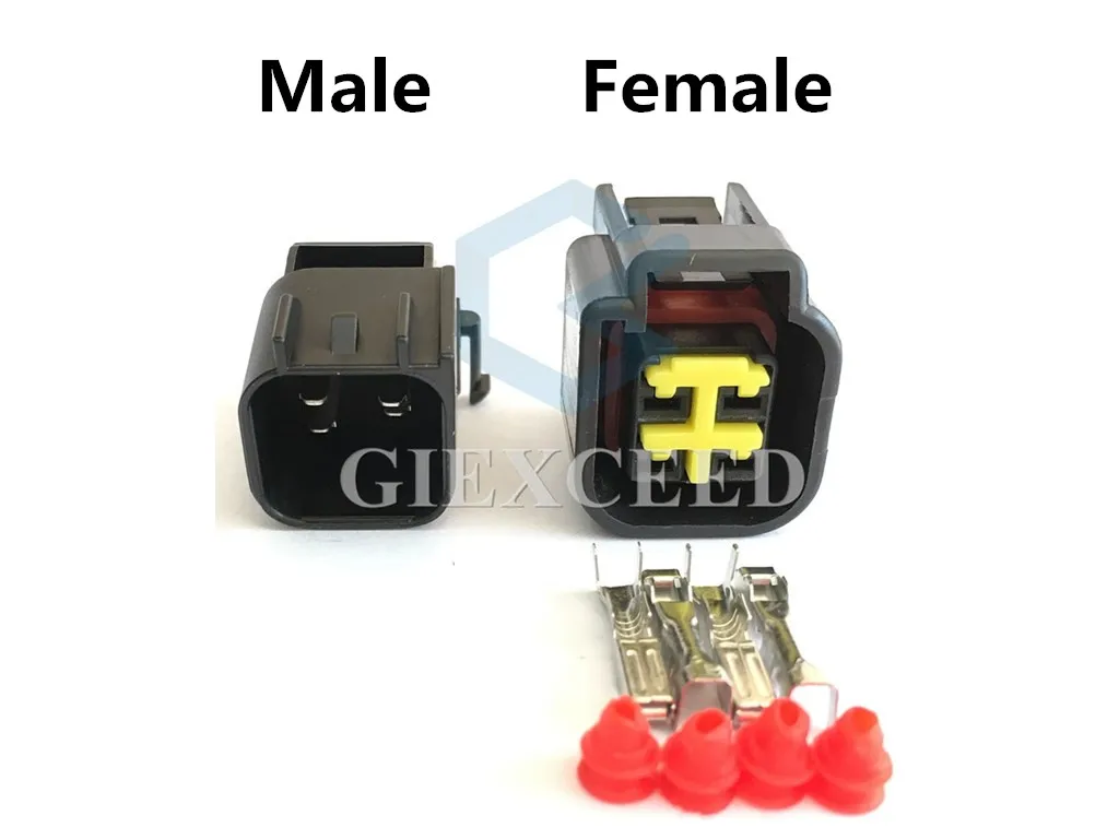 2 комплекта 4 Pin женский автомобильный разъем мужской PCB разъем для Furukawa Электрический разъем FWY-C-4F-B 12444-5504-2