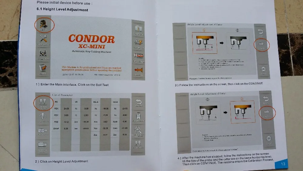 CONDOR мини XC 007 автоматический ключ для резки CONDOR XC007 лучше Slica ключ машина