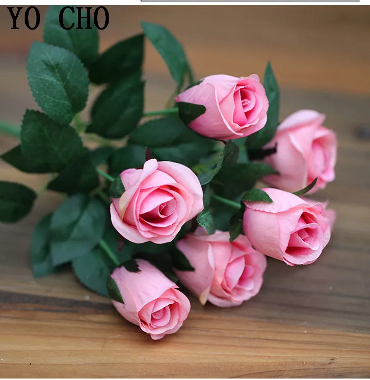 white garland christmas decoration rose artificial flower for home decor (2)