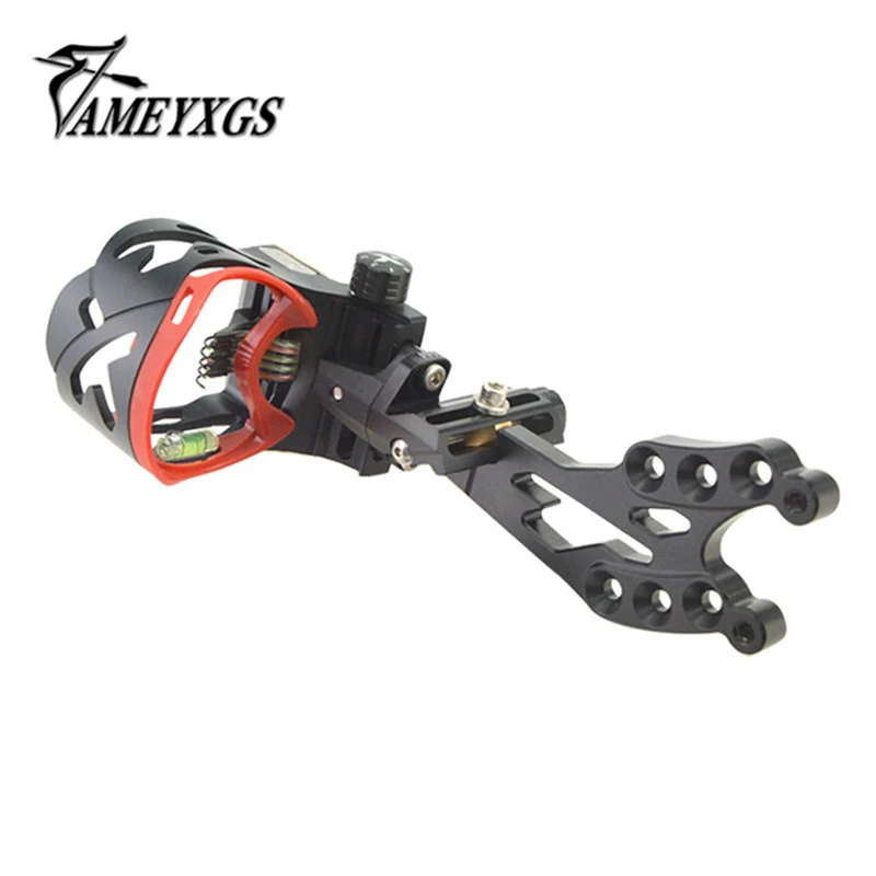 

1 Set JUNXING AXT4 Hunting Compound Bow 5 Pin Sight Aiming Light Adjustable Fiber-Assisted Aiming Shooting Archery Accessory