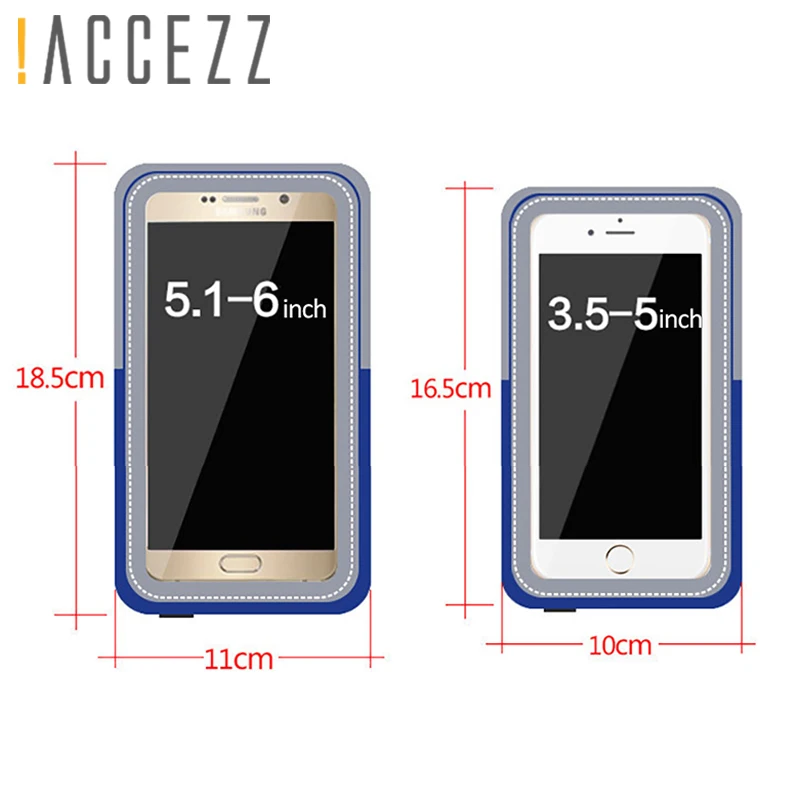 ! ACCEZZ الرياضية تشغيل شارات 4.7/5.8 بوصة ل Oneplus 5 فون 7 6 8 زائد Xiaomi 6 رياضة العالمي الرياضة حقيبة الهاتف غطاء حامل