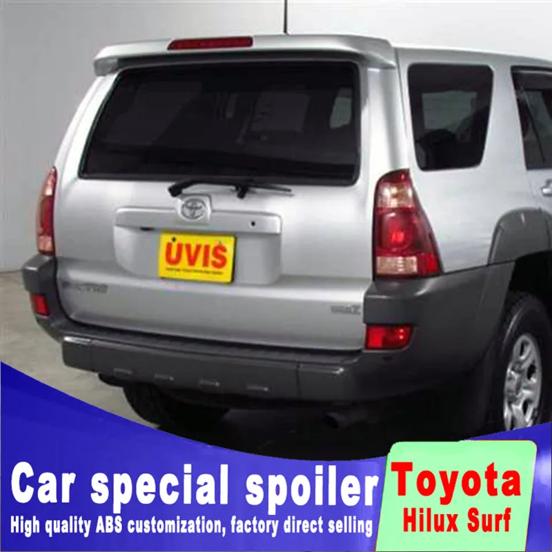 

Hilux Surf 1998 to 2012 Punching installation tail Spoiler ABS plastic Decorative landscaping spoiler