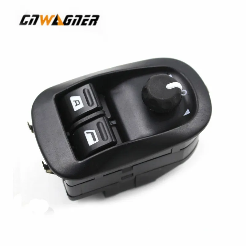 CNWAGNER Black Electric Master Window Switch for Peugeot 206 206 CC
