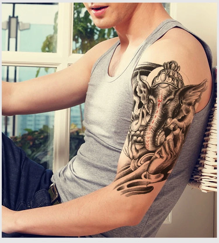 5 ピース ロット一時的なタトゥーステッカー Eelephant 花腕のタトゥーステッカースリーブ防水 Flower Arm Tattoo Stickertattoo Sleeve Aliexpress