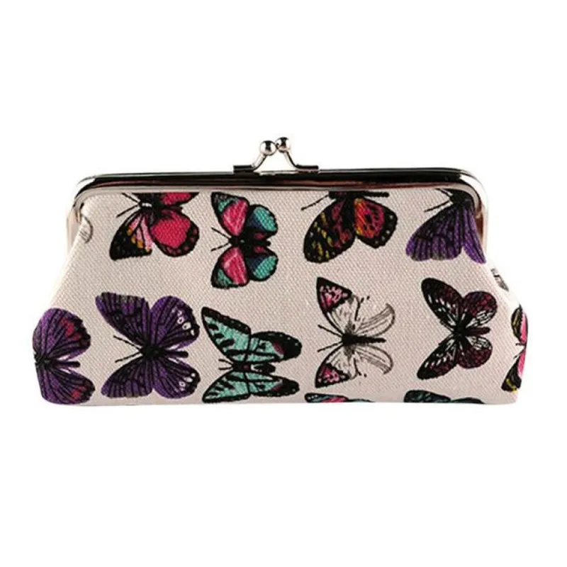 New Women's Poppy Diamante Card Photo Coin Butterfly Print Patent Purses/Clutch New Women's Poppy Diamante Card Photo Coin Butterfly Print Patent Purses/Clutch