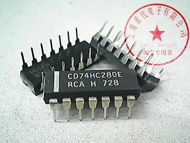 

10Pcs CD74HC280E RCA 74HC280 original In Stock High-Speed CMOS Logic 9-Bit Odd/Even Parity Generator/Checker IC NEW