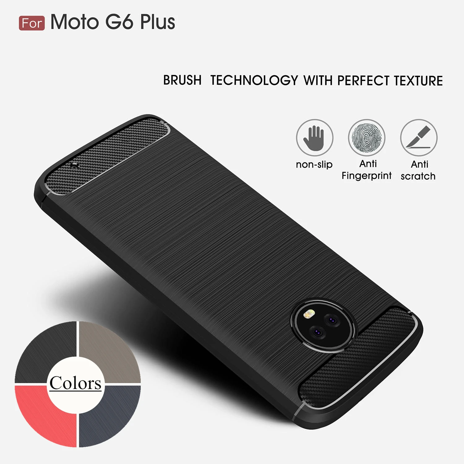 Чехол для Motorola Moto G6/G6 Plus/G6 Play TPU силиконовый чехол ультра тонкий мягкий матовый