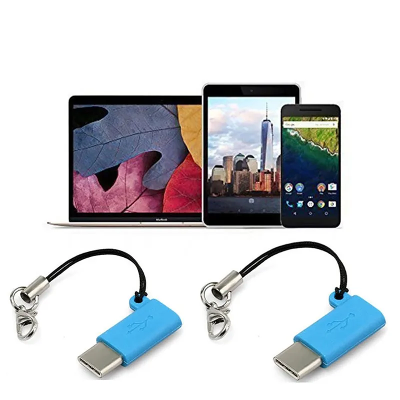 Адаптер Type C OTG с разъемом Male-Micro USB и разъемом USB C Type-C для зарядки и синхронизации данных для телефона Samsung Galaxy LG USB-C Адаптер Type C OTG с разъемом Male-Micro USB и разъемом USB C Type-C для зарядки и синхронизации данных для телефона Samsung Galaxy LG USB-C