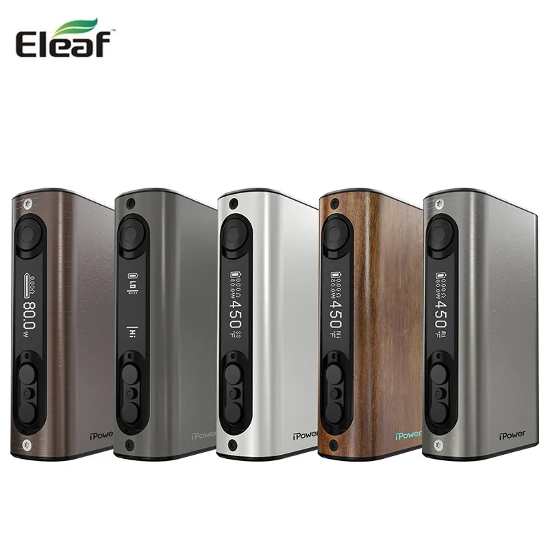 

Hot 100% Original Eleaf iStick Power Mod 5000mAh Built-in Battery 80W TC/VW Mod New Firmware Smart TC Mode for Melo 3 Tank