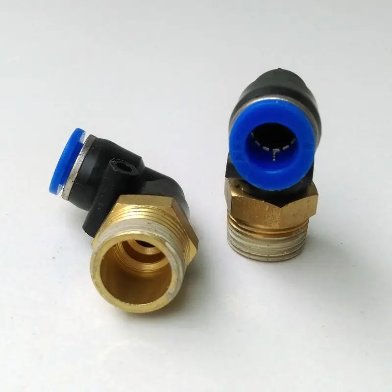 Buy 10pcs/lot Pneumatic Fittings L type 8mm 3/8" Pipe