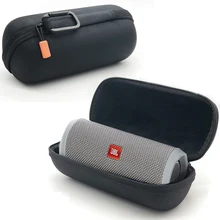 Чехол из искусственной кожи для Jbl flip 4, аксессуары для динамиков, прочный корпус из ЭВА с защитой от атмосферных воздействий и застежкой-карабином