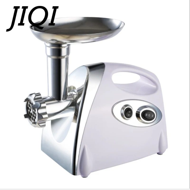 JIQI Multifunctional Home Electric Meat Grinder chopper Stainless Steel Sausage Stuffer Mincer Maker Kitchen Tool JIQI Multifunctional Home Electric Meat Grinder chopper Stainless Steel Sausage Stuffer Mincer Maker Kitchen Tool