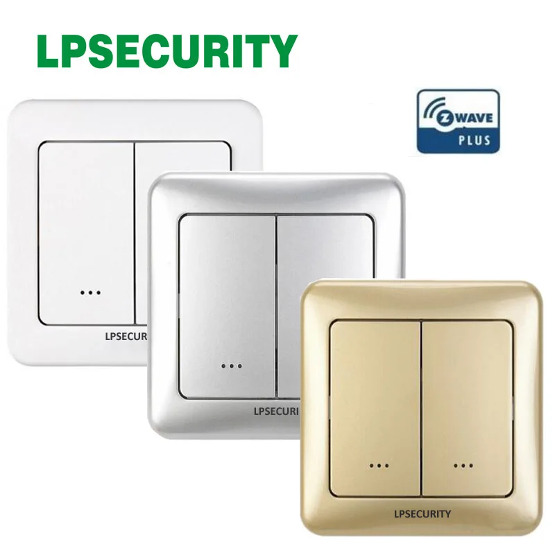 LPSECURITY Z-Wave Plus двойной диммер переключатель TZ35-D