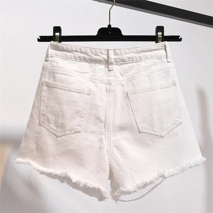 Джинсовые женские Шорты повседневные 2019 летние новые винтажный с высокой талией женские шорты плюс размер тонкие стрейч женские джинсовые