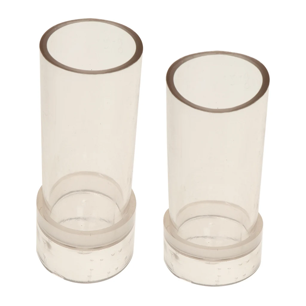 

2Pcs Plastic Candle Molds for Household Church Candle Making and Containers