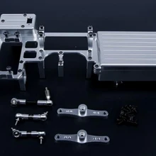 CNC сплав оборудование коробка набор двойной сервопривод лоток для Losi 5ive-T Rovan LT