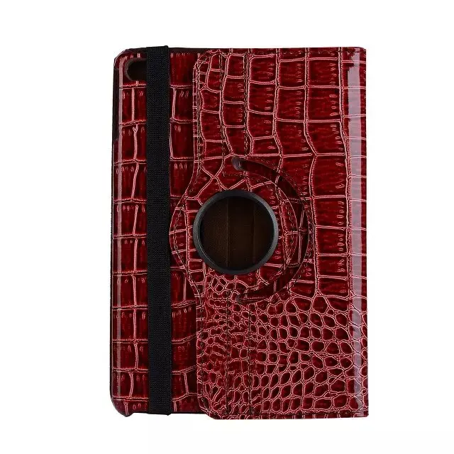 

20pcs/lot 360 Rotating Crocodile pattern PU leather hot sale cover case for apple ipad mini 1 2 3 4 protective cover case