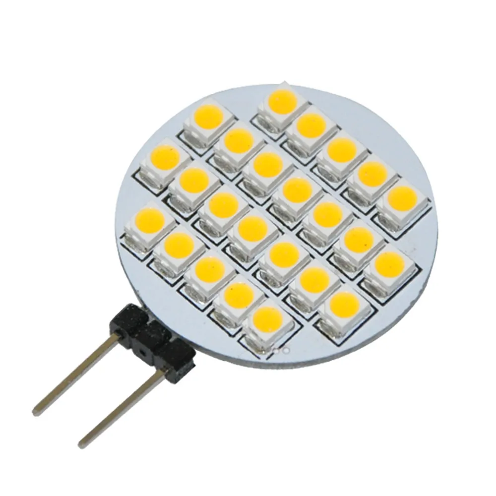 JYL высокая мощность 2 шт 24 LED 3528 SMD G4 светодиодные лампы лампочки теплый белый DC 12V 1W