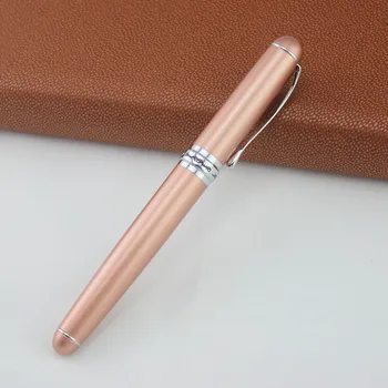 

Jinhao 750 Rose gold 15 colours Rollerball Pen Black/Blue ink luxury writing gift pens Students calligraphy Finance Office pen