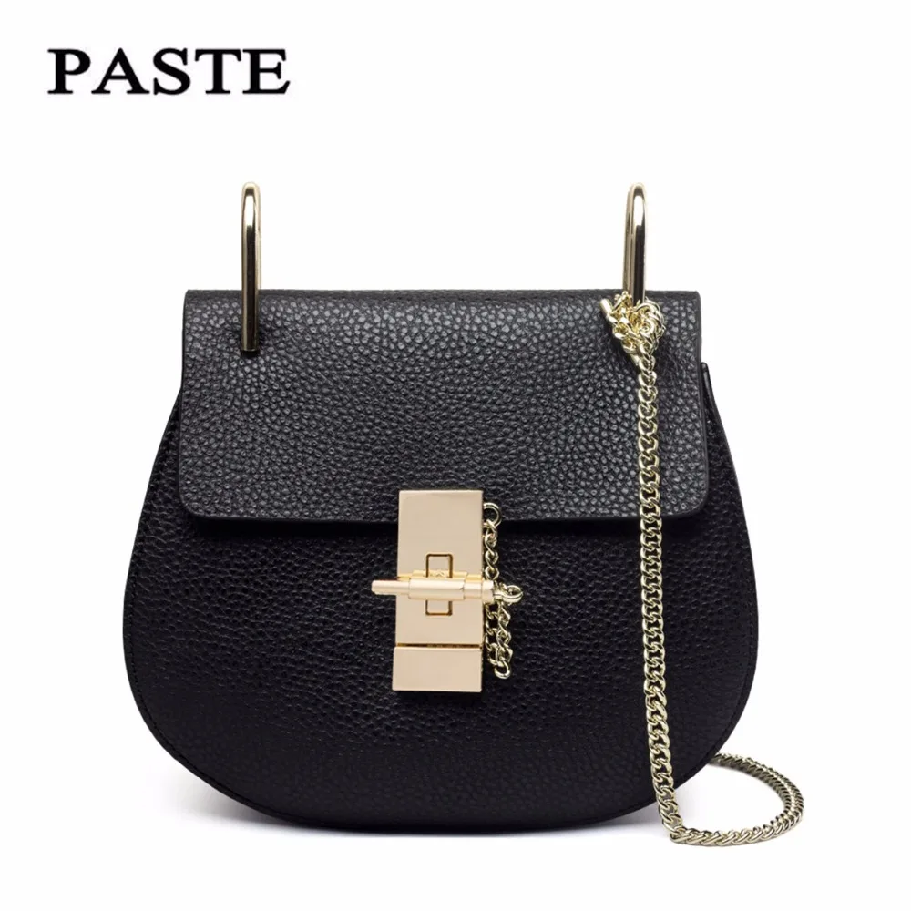

PASTE Female First layer cowhid Totes Women Shoulder bag Leather Messenger Bags fashion Satchel bag Handbags Crossbody bags