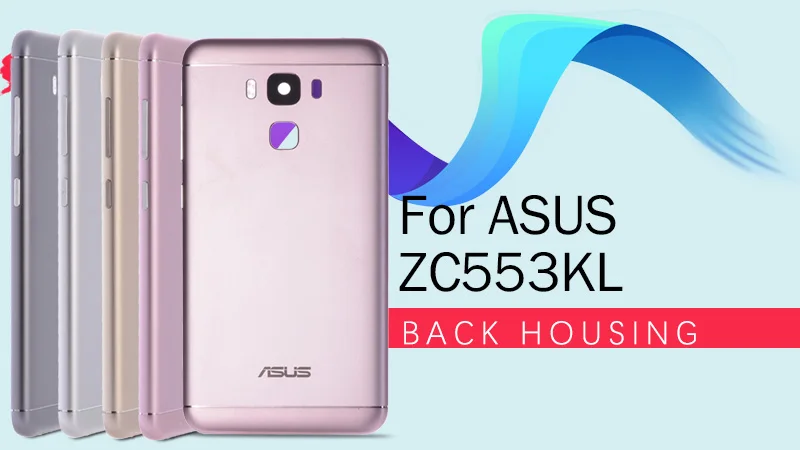 Задняя крышка для ASUS Zenfone 3 Max ZC553KL на батарею золотой