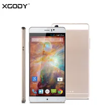Xgody ursprüngliche 6 zoll 3g smartphone android 5.1 mtk quad core dual-sim-karte freigeschaltet 3g gsm/wcdma handy