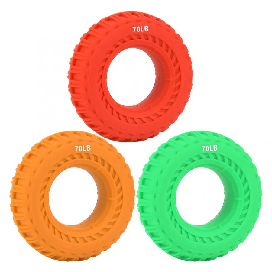 

Silicone Hand Grip Ring Tyre Shape Finger Strength Ring For Finger Muscle Training Equipment