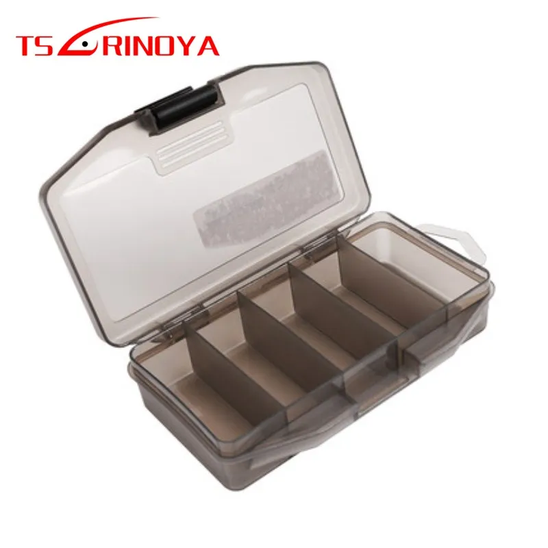 

TSURINOYA 13.6*6.5*3cm 55.6g 5 Compartments Fishing Lure Tackle Container Fishing Lure Box Plastic Box Pesca Accessories