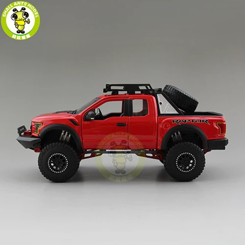 1/24 Maisto Ford F150 F 150 Raptor SUV Trucks Pickup Diecast Металлическая Модель автомобиля игрушки для детей подарок для мальчиков и девочек коллекция хобби - Цвет: Red