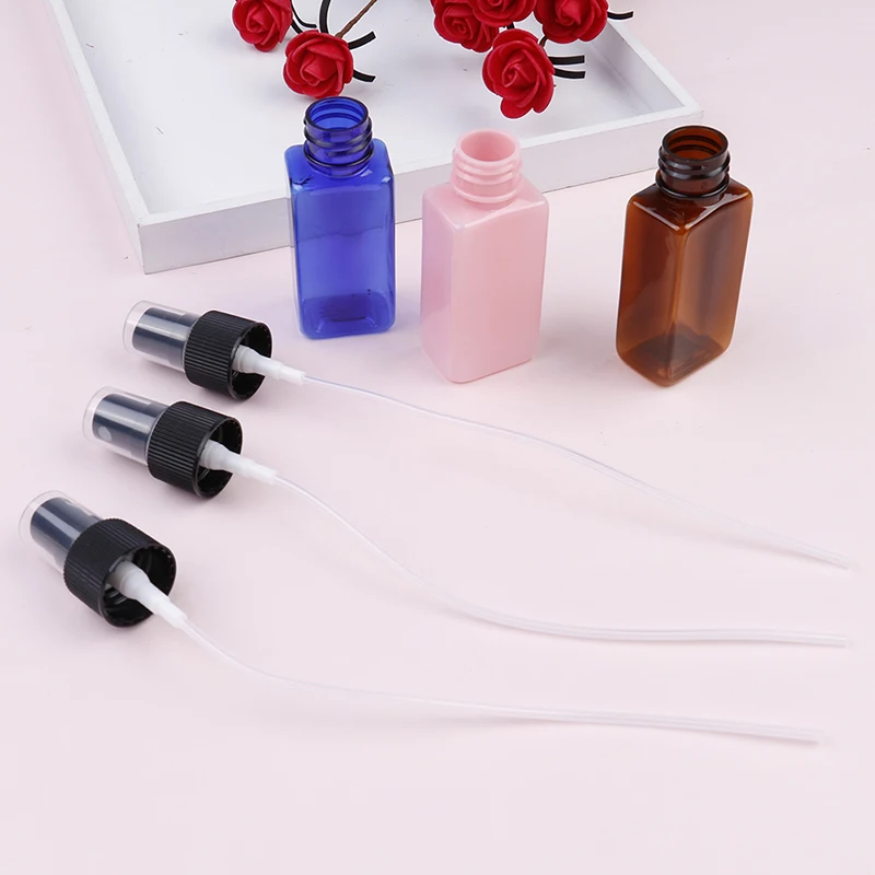 1pc Empty Plastic Fine Mist Spray Bottle Portable Refillable Sprayer Bottles Esstenial Oil Liquid Atomizer Makeup 3