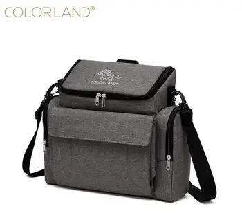 

COLORLAND Fashion Mummy Maternity Nappy Bag Baby Care DiaperPortable Baby Feeding Highchair Bag Infant Booster Seat