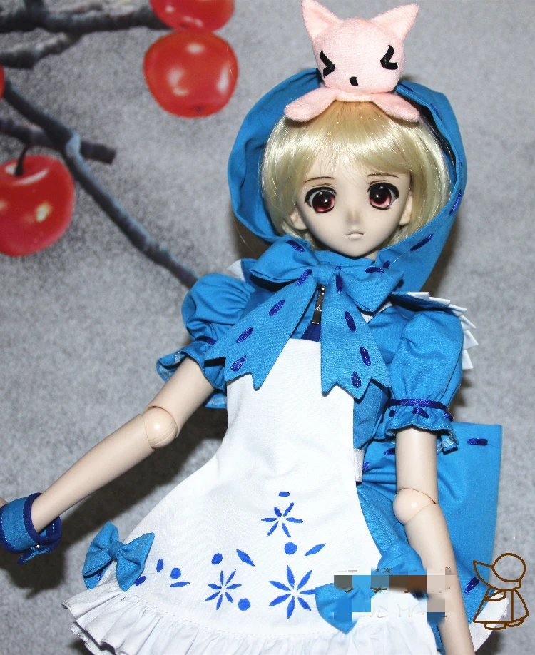 

SD bjd doll Hatsune Miku blue dress cosplay costume for BJD Doll