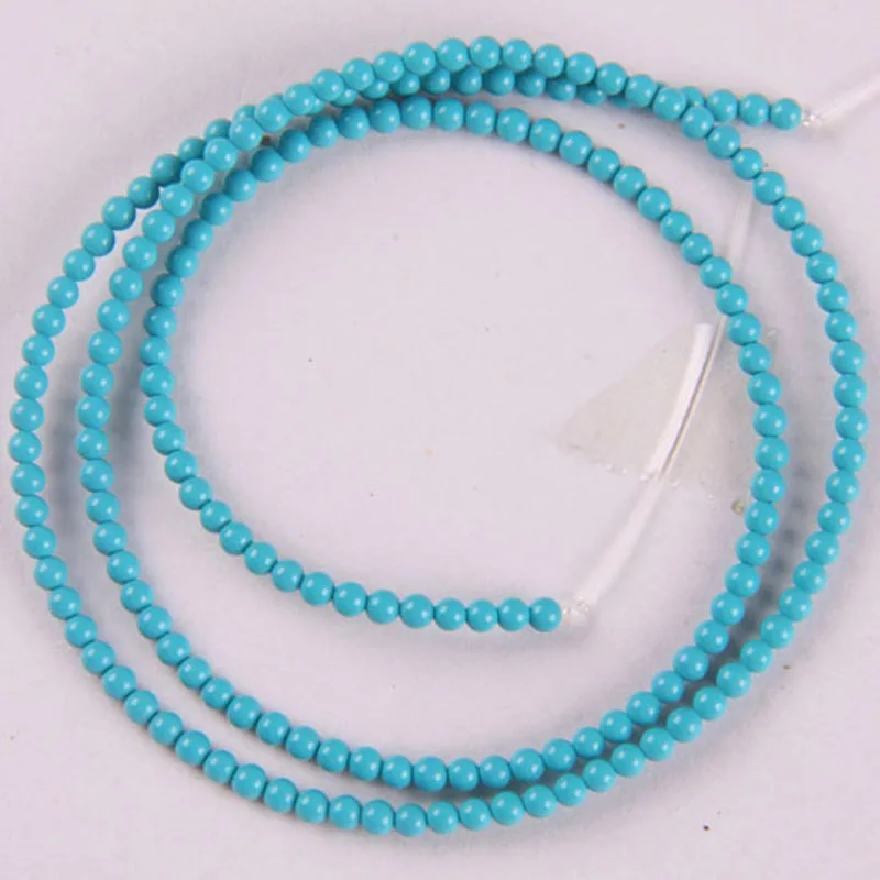 Круглые бусины Howlite 2 мм нитка 16 дюймов ювелирные изделия для изготовления