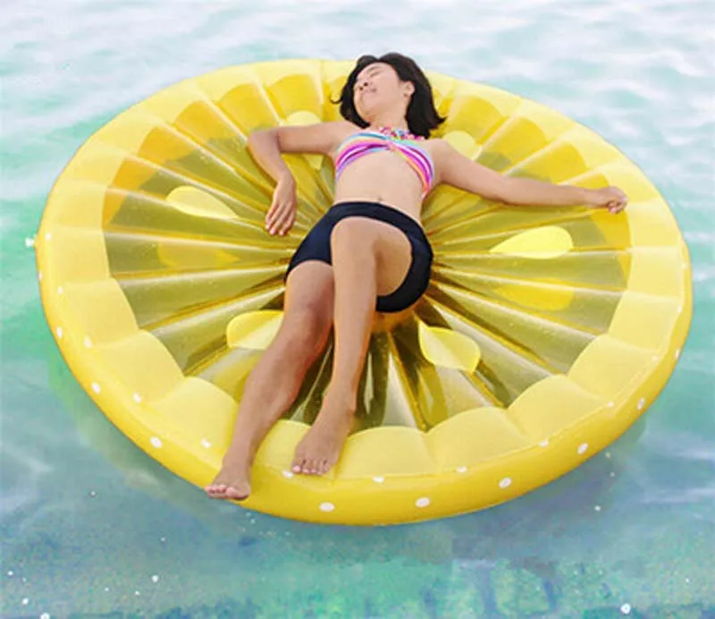 Бассейн поплавки надувные плавающие взрослых Дети арбуз lemon Для Плавания Надувной Матрас Beach Кровать воды игрушки лодки лодка